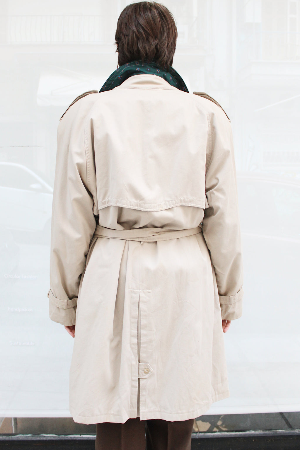 Light Beige Trench Coat