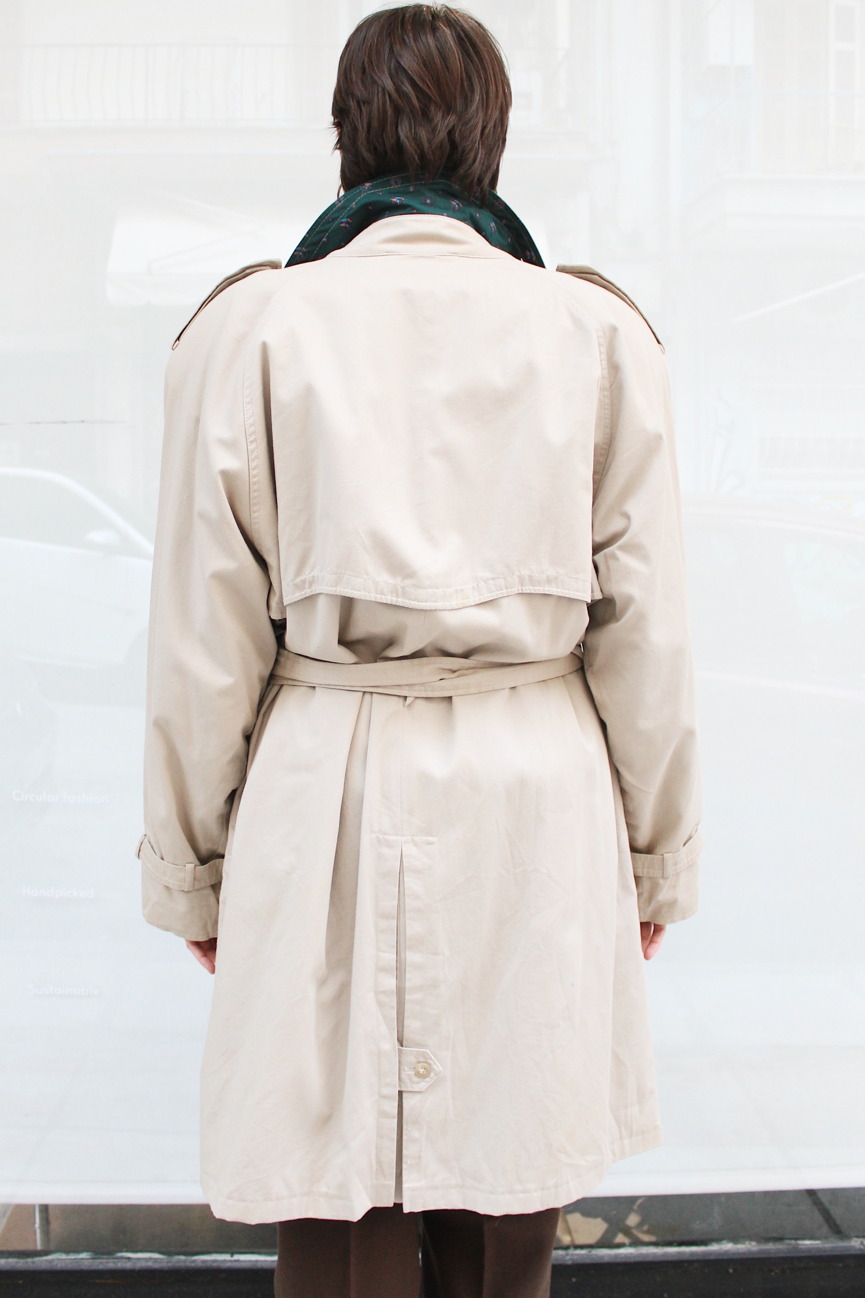 Light Beige Trench Coat