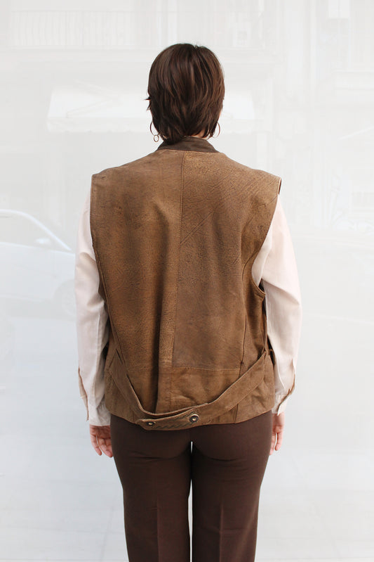 Suede Leather Vest