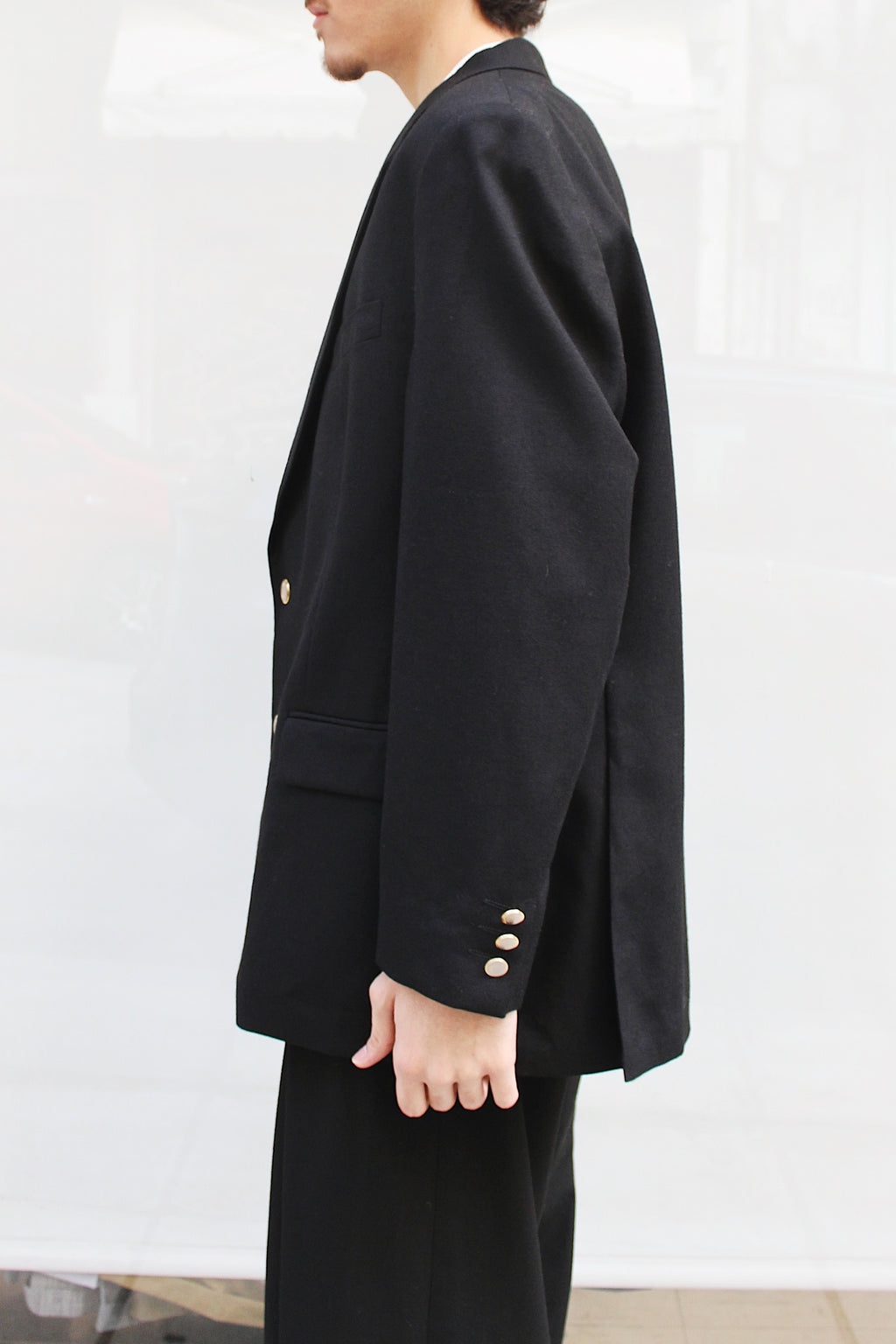 Wool Black Blazer