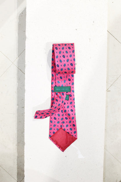 GEOMETRIC SILK TIE