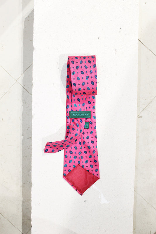 GEOMETRIC SILK TIE