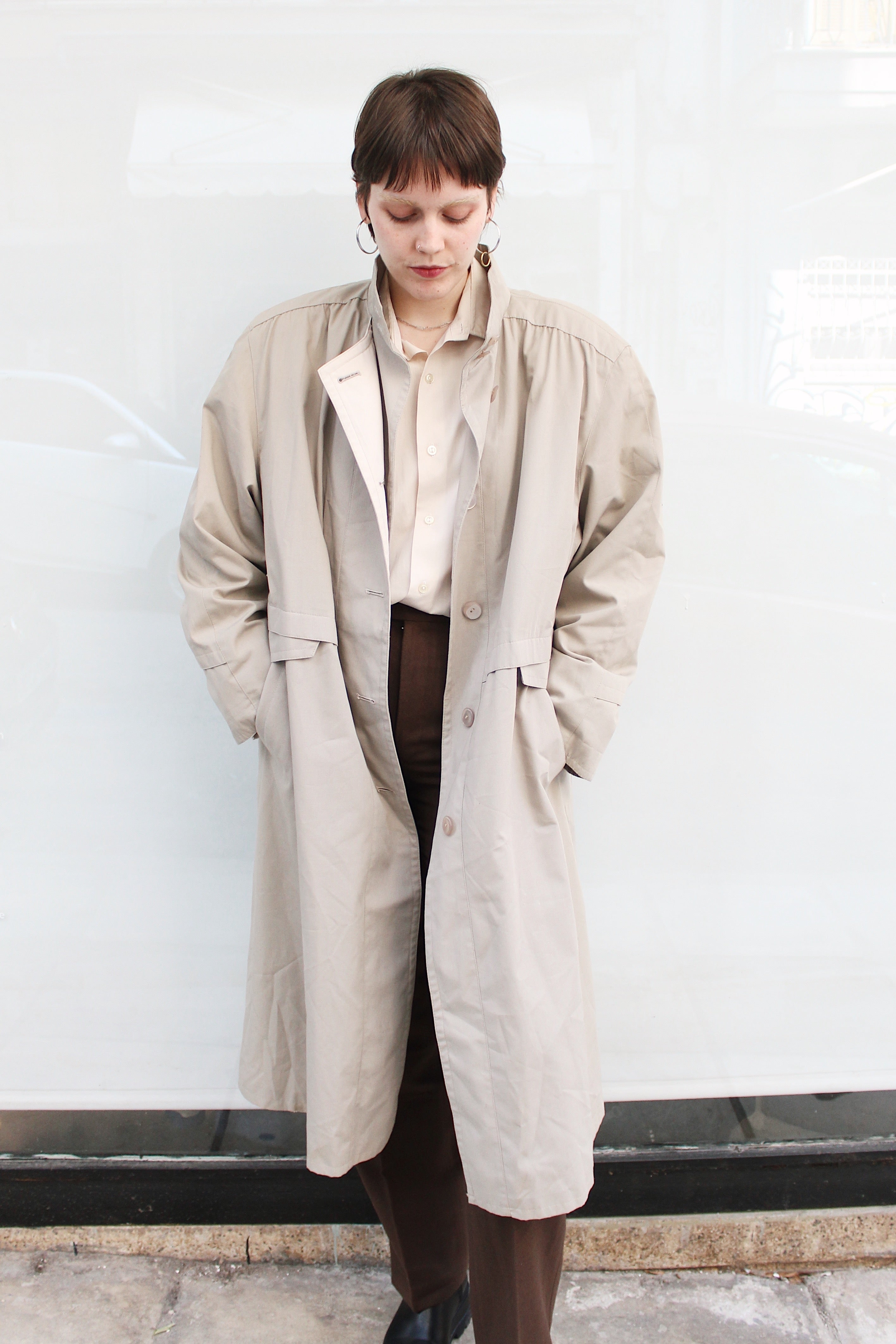 Beige Trench Coat