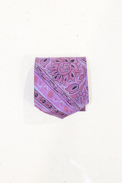 GEOMETRIC SILK TIE