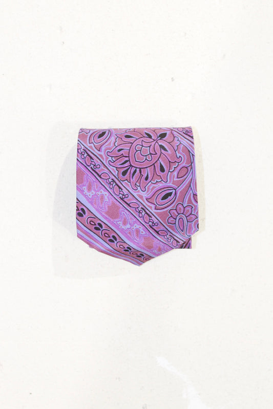 GEOMETRIC SILK TIE