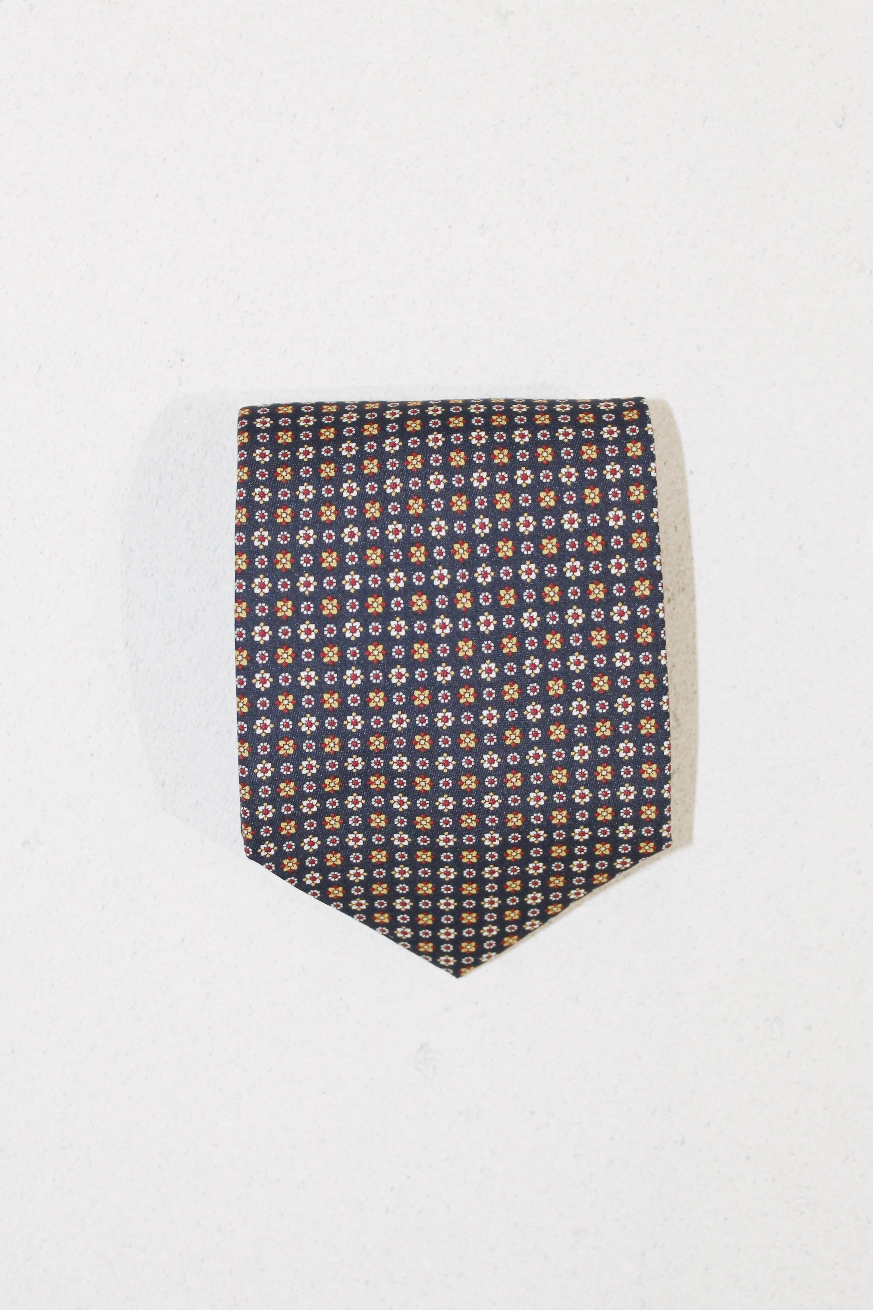 GEOMETRIC SILK TIE