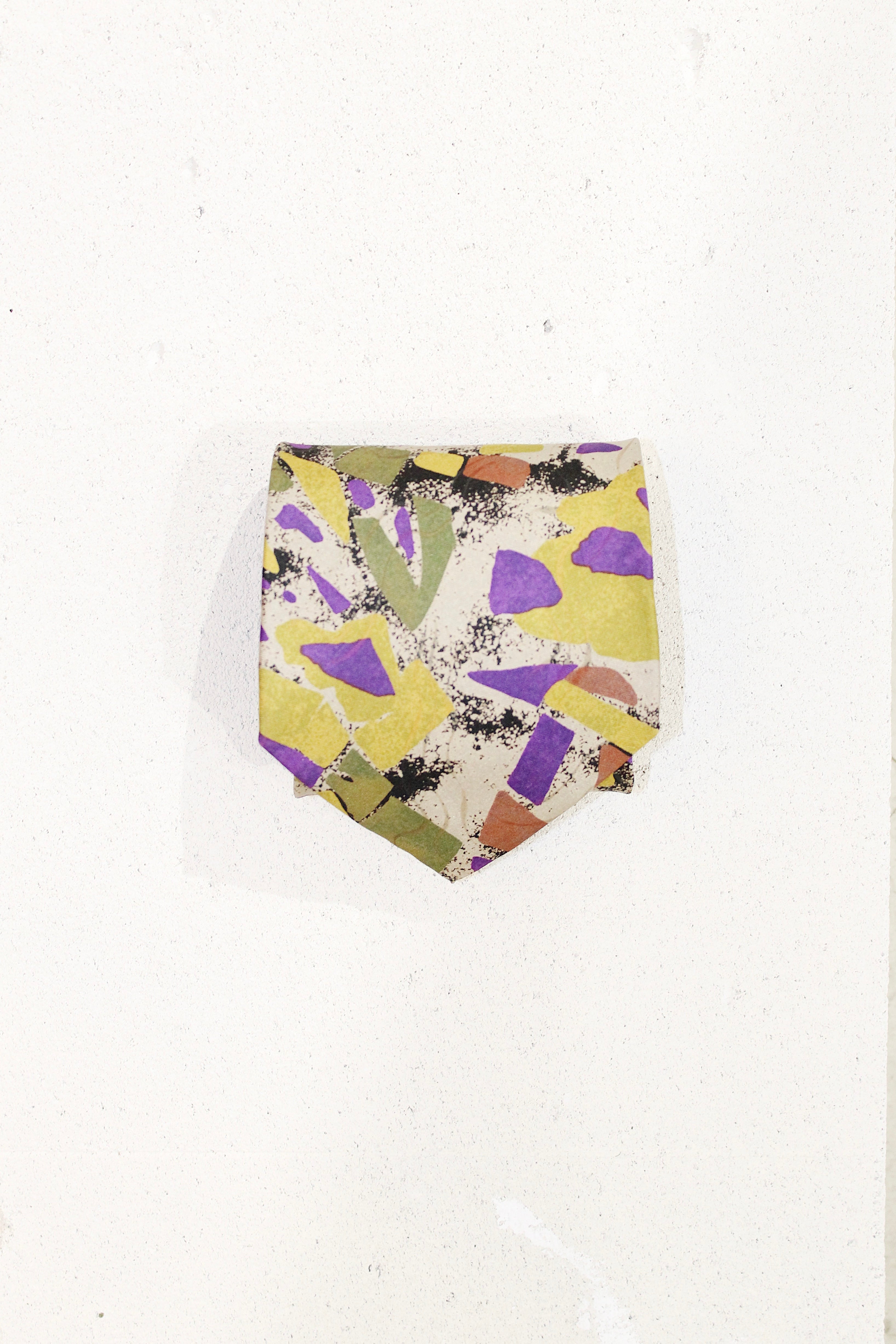 GEOMETRIC SILK TIE