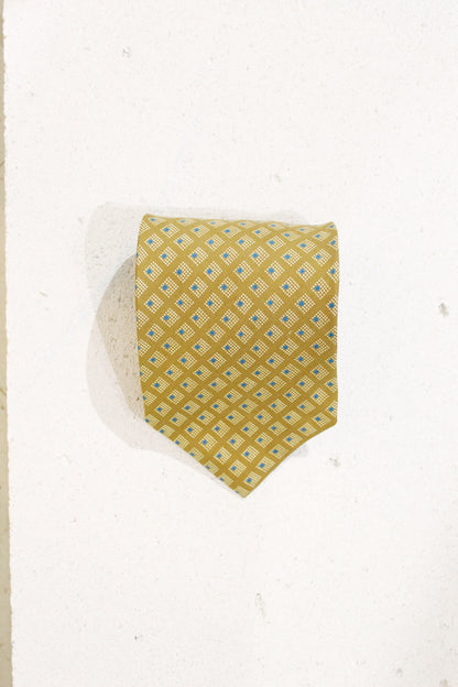 GEOMETRIC SILK TIE