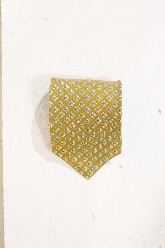 GEOMETRIC SILK TIE