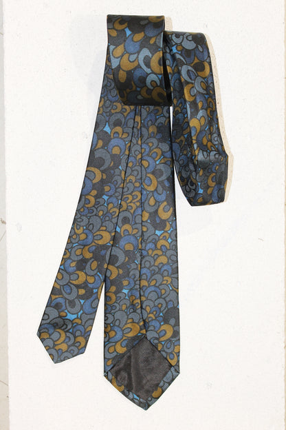 GEOMETRIC SILK TIE