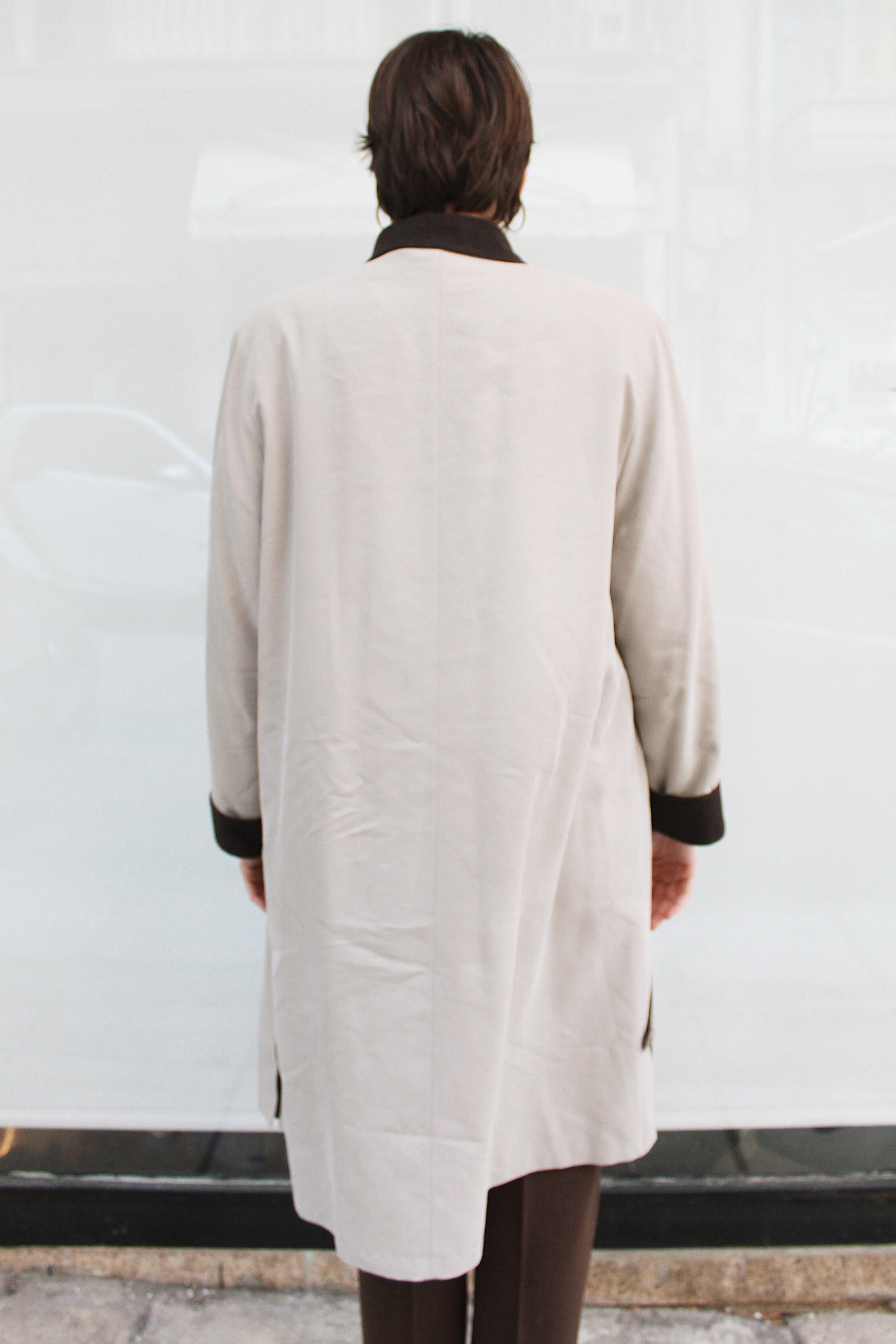 Light Beige Trench Coat