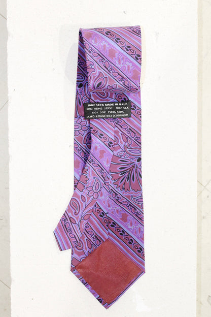 GEOMETRIC SILK TIE