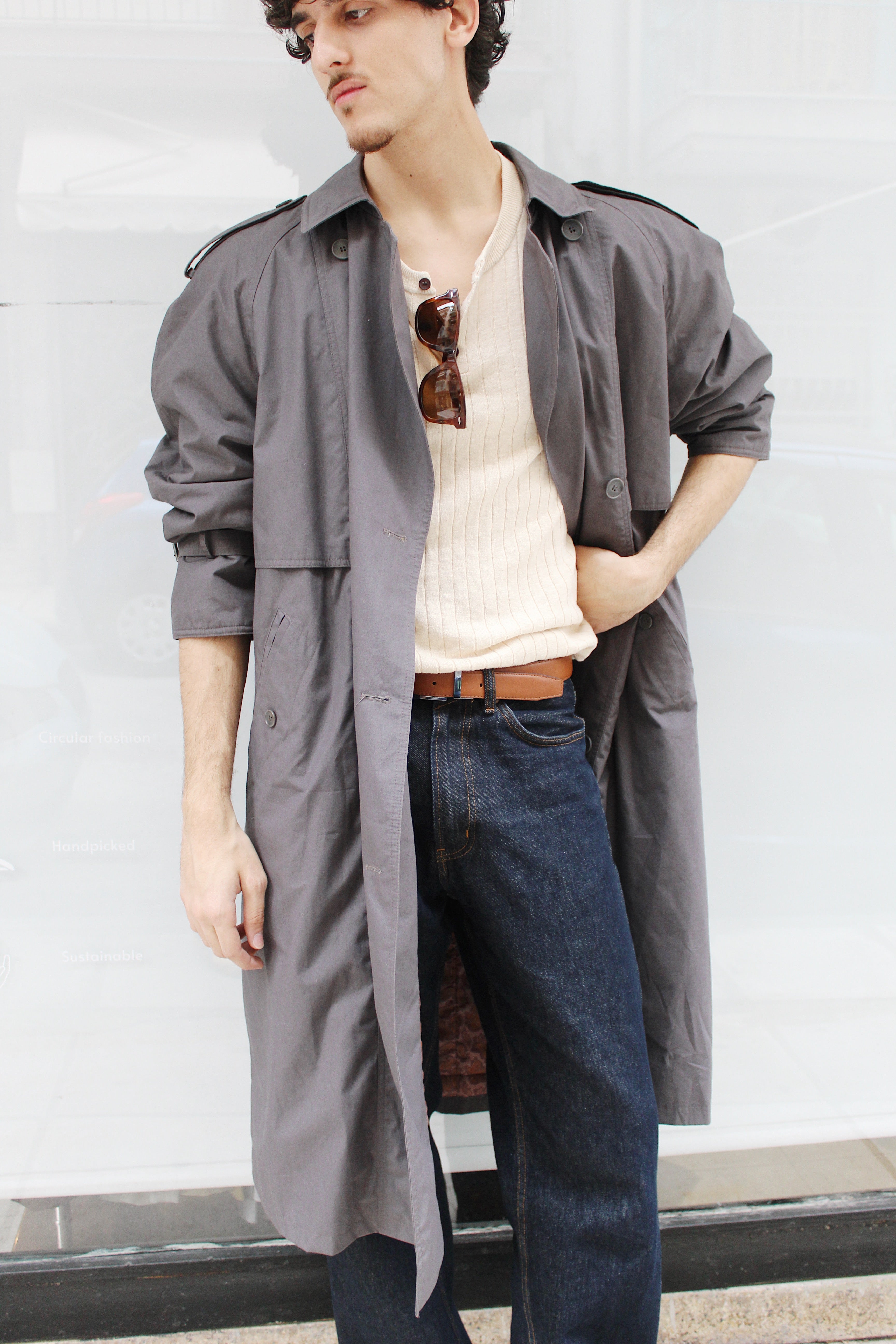 Gray Trench Coat