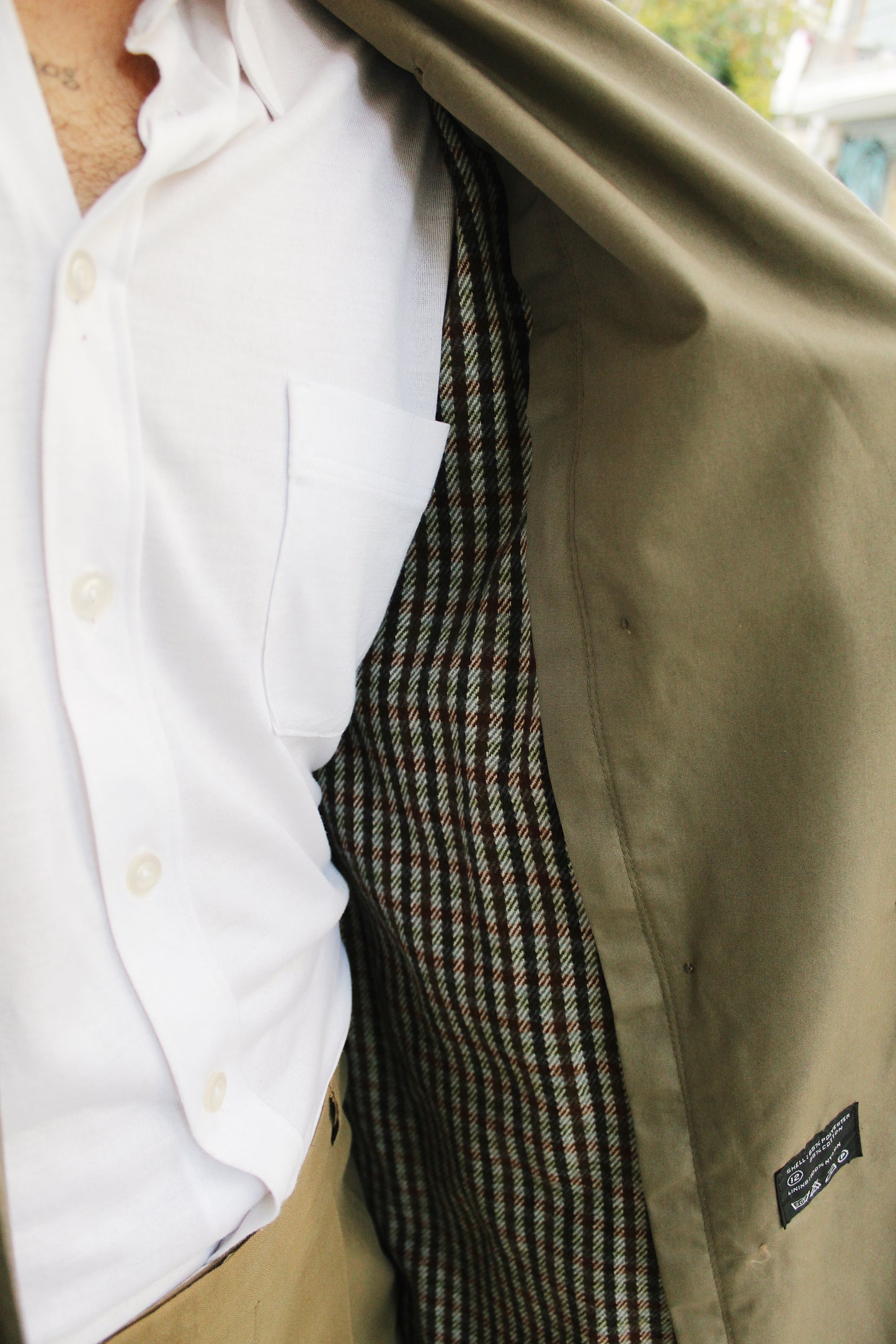 DOUBLE BREASTED TRENCH COAT