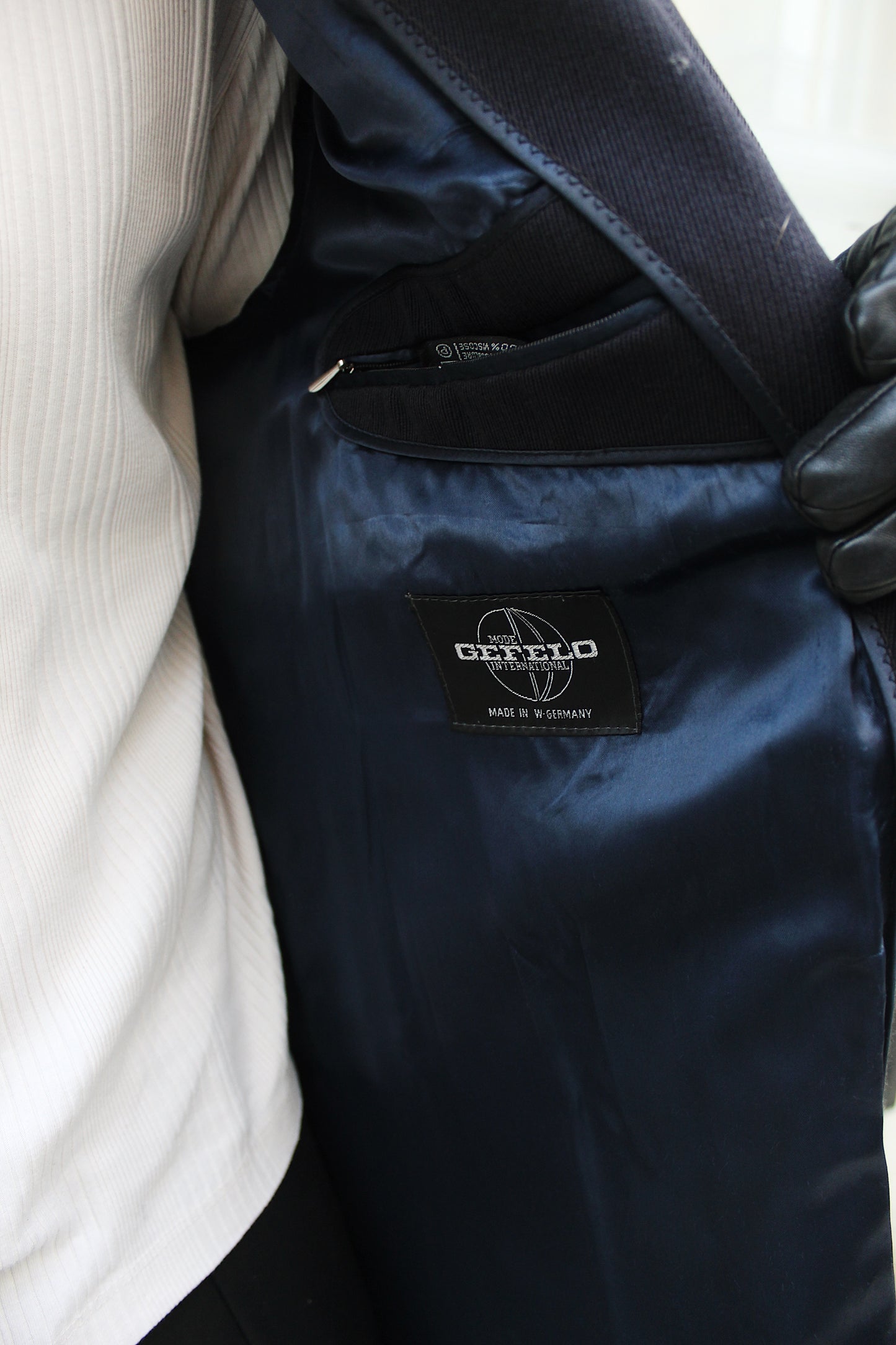 1970s Navy Maxi Overcoat