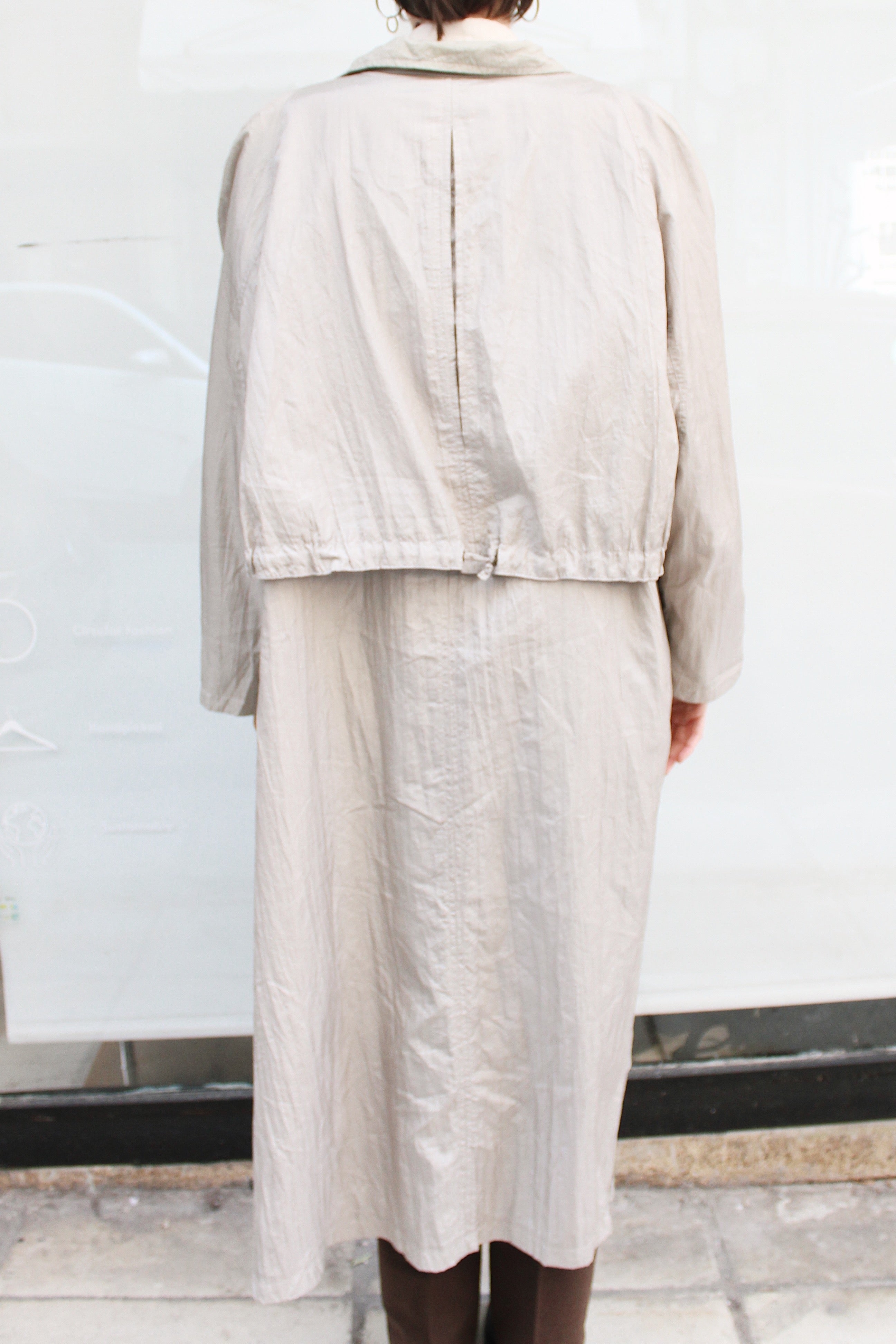 Light Beige Trench Coat