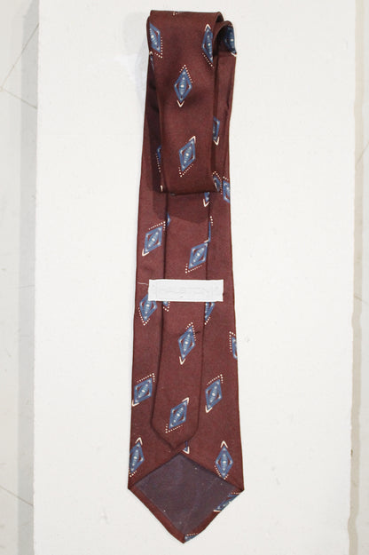 GEOMETRIC SILK TIE