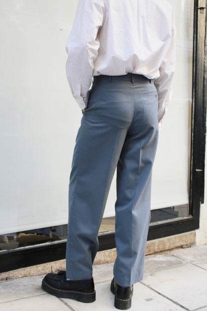 Gray Pleated Pants