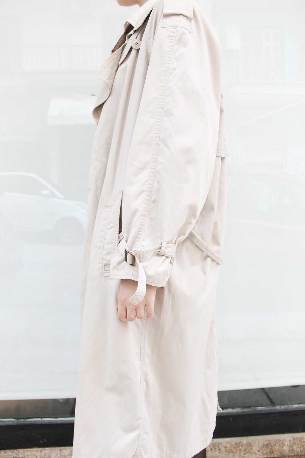 Light Beige Trench Coat