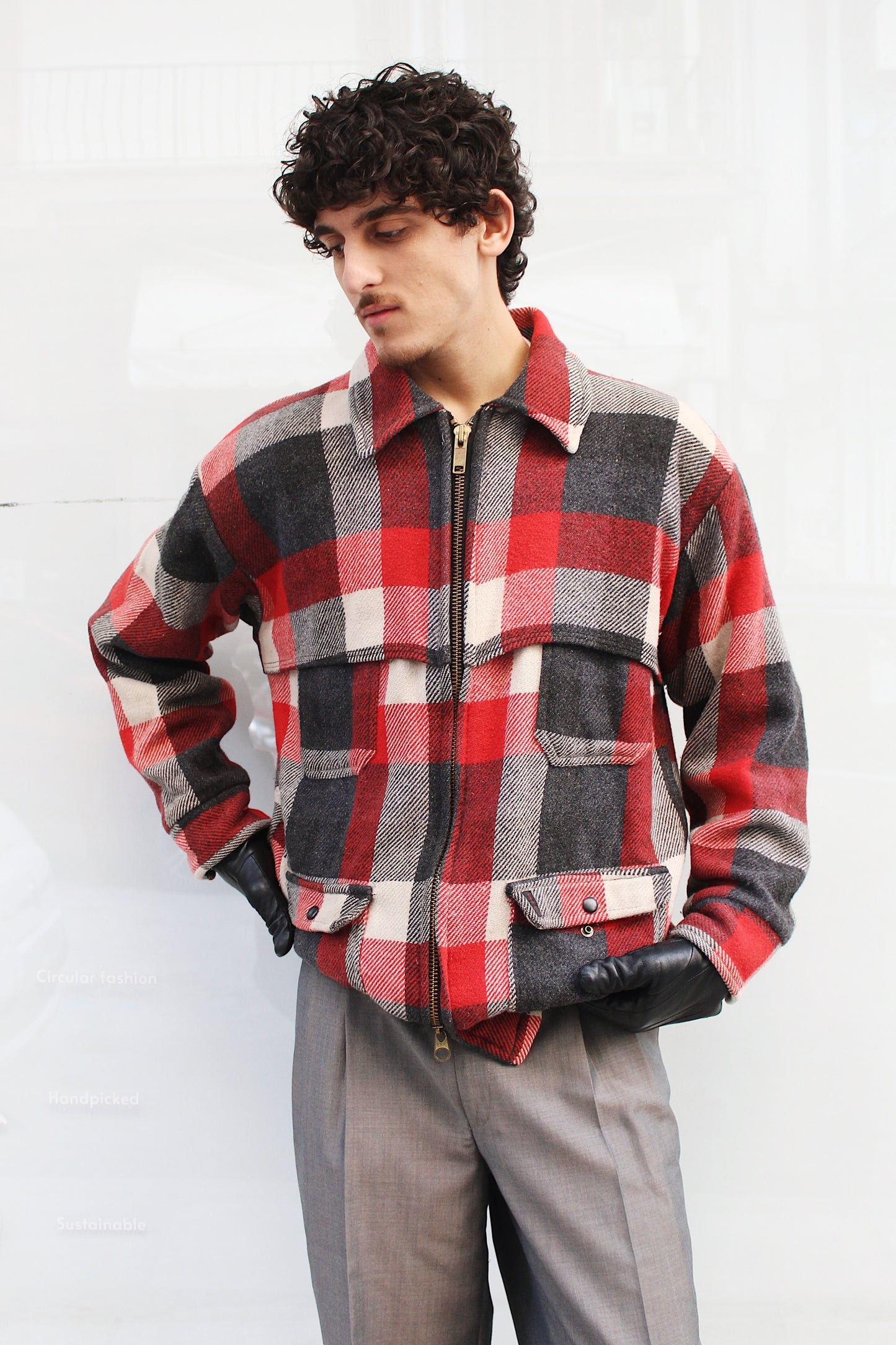 Checkered Field Jacket