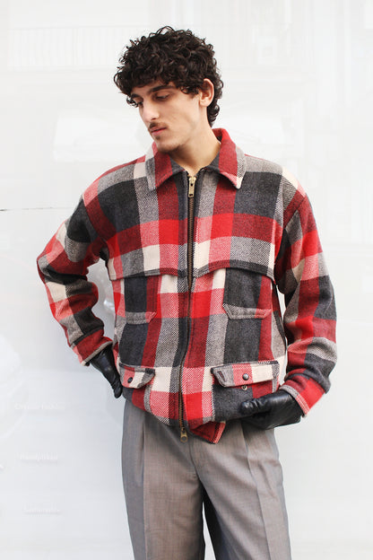 Checkered Field Jacket