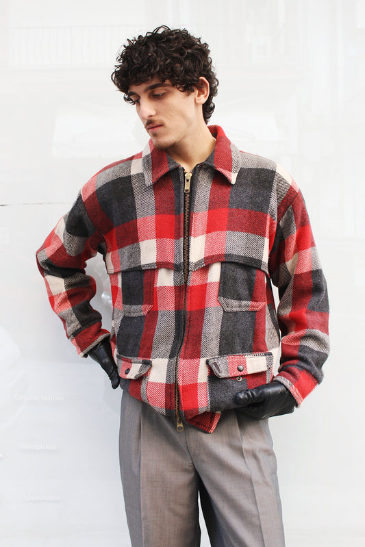 Checkered Field Jacket