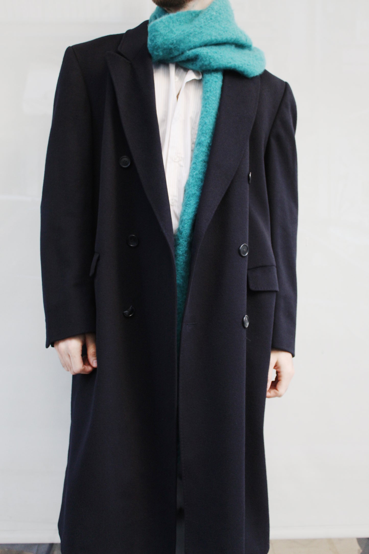 Double Breasted 80's Overcoat