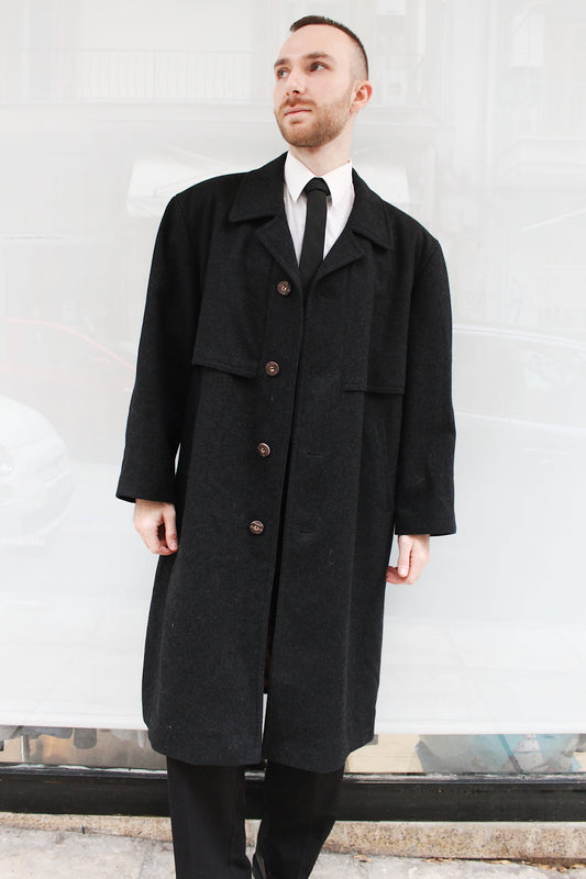 Austrian Black Overcoat