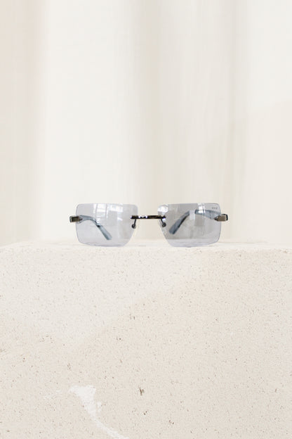 1990's Square Blue Sunnies