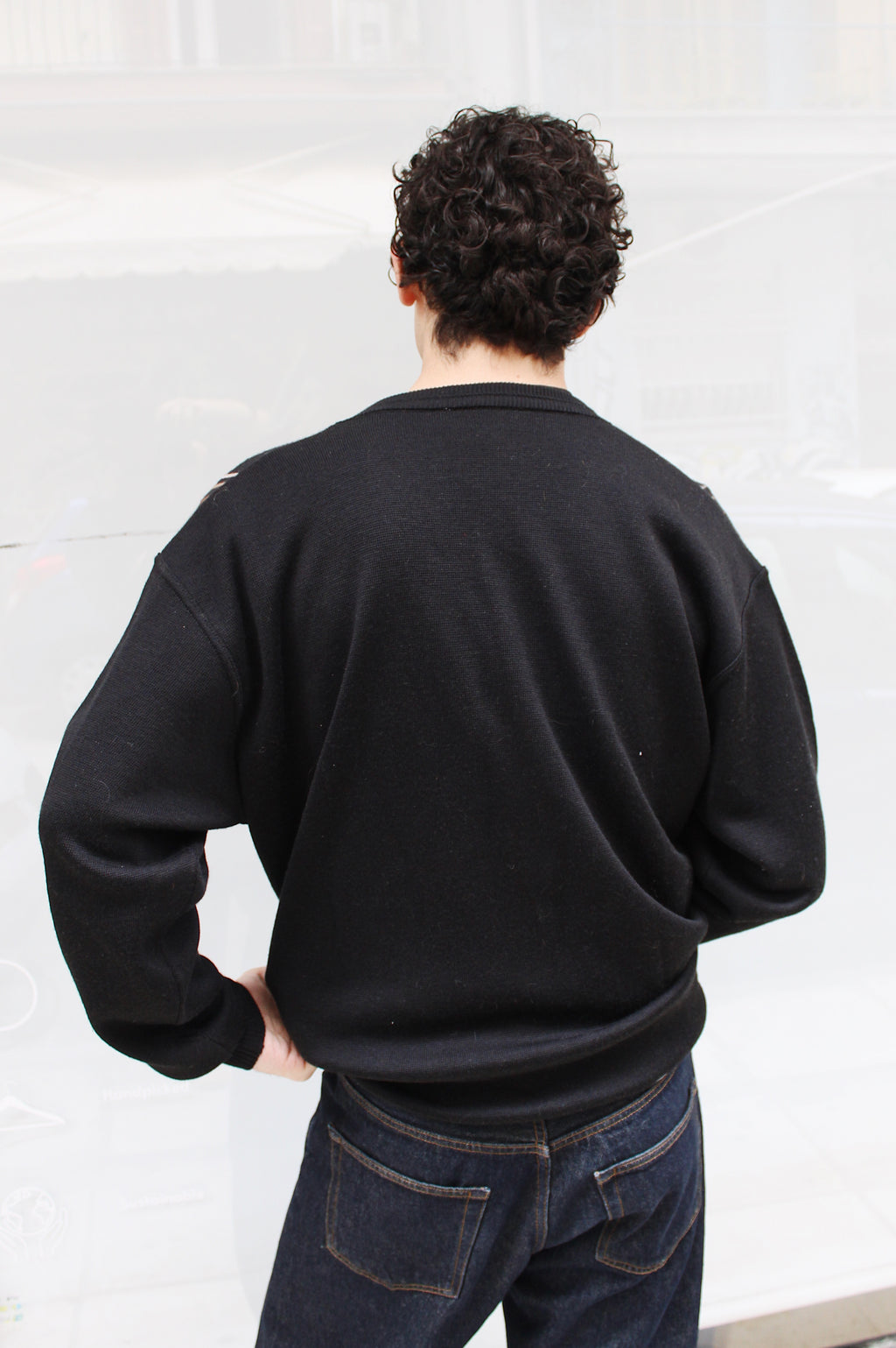 Black Knitted Cardigan