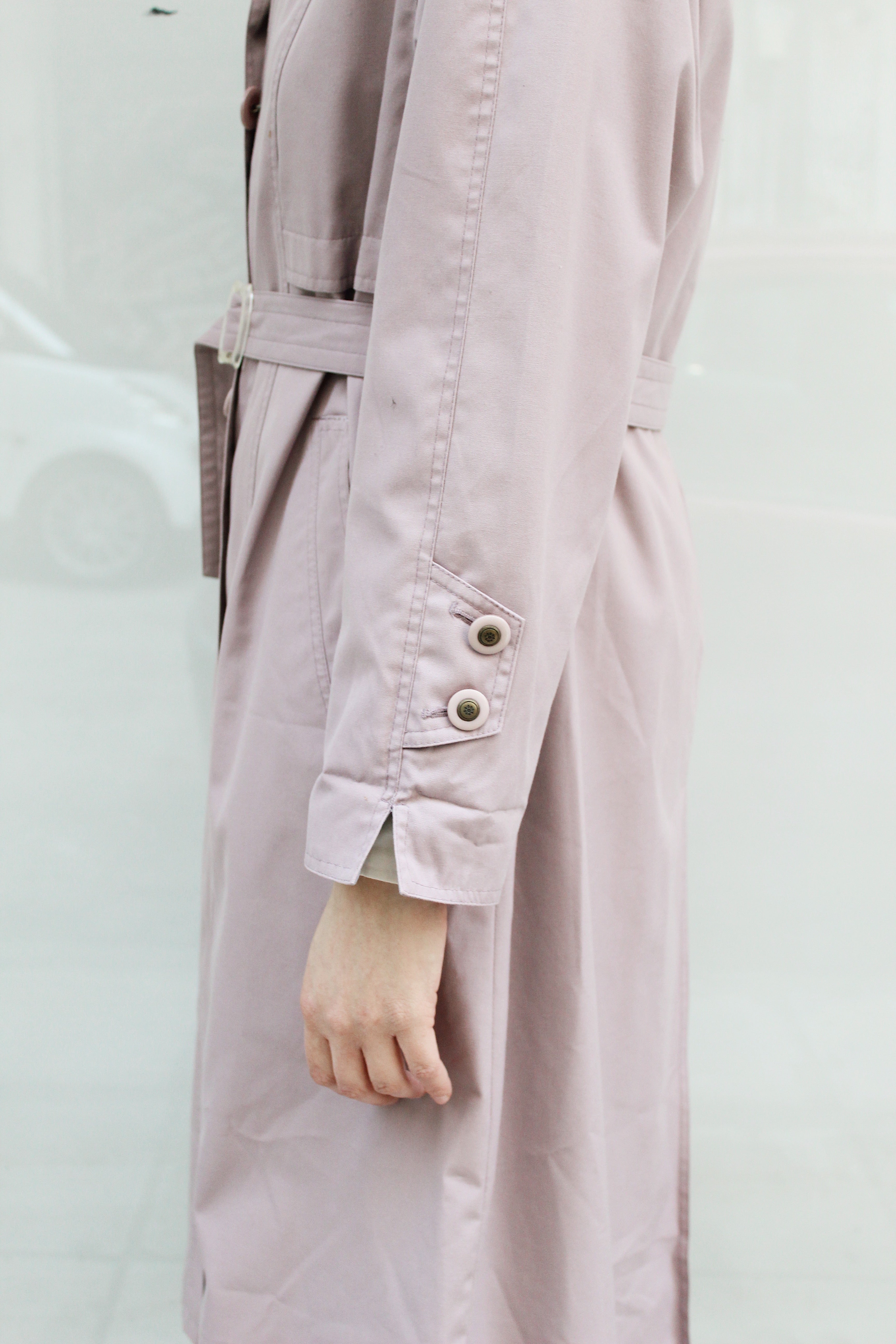 Light Pink Trench Coat