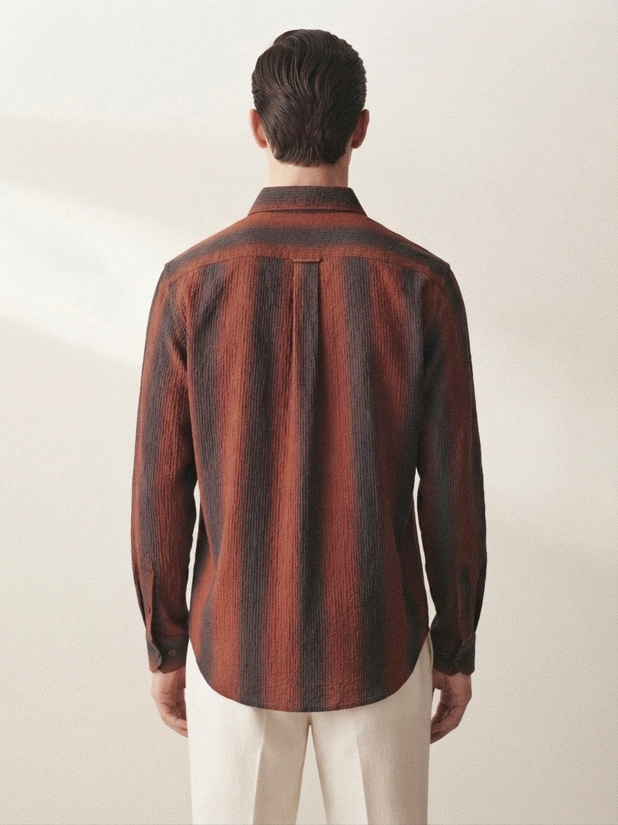 Burned Orange Striped