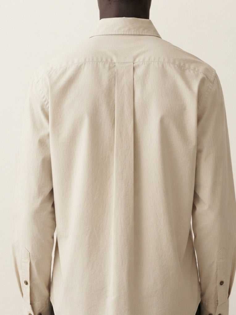 Sand Beige Overshirt