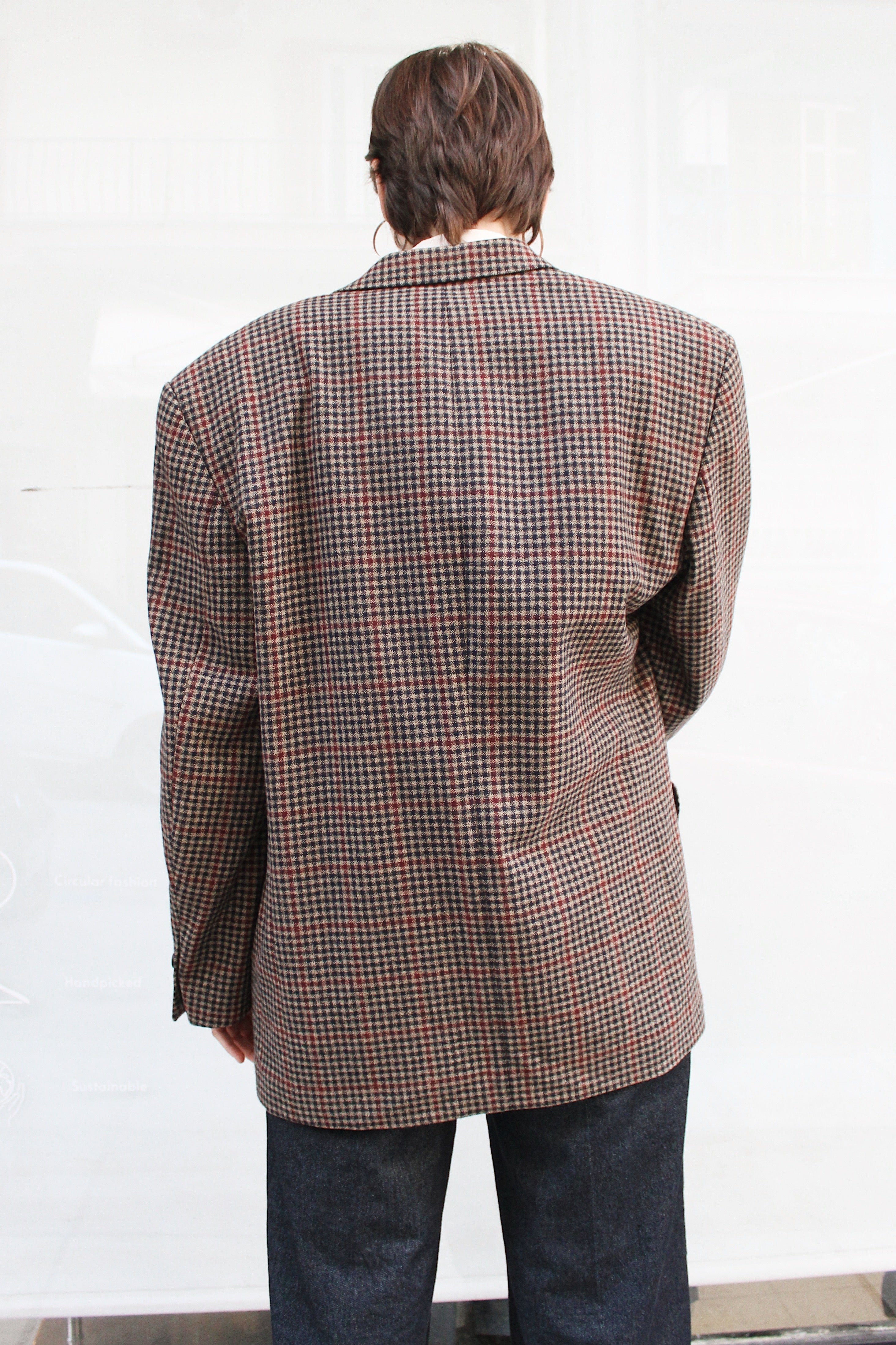 Ckeckered Blazer
