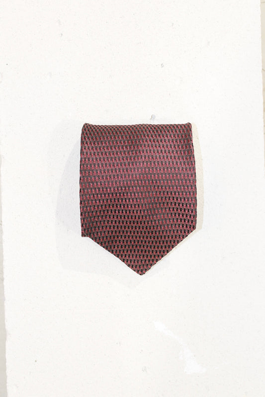 GEOMETRIC SILK TIE