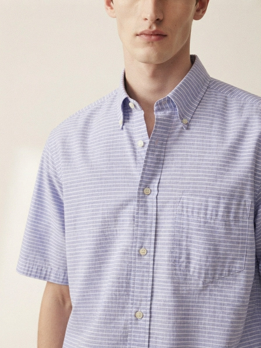 Light Blue Striped