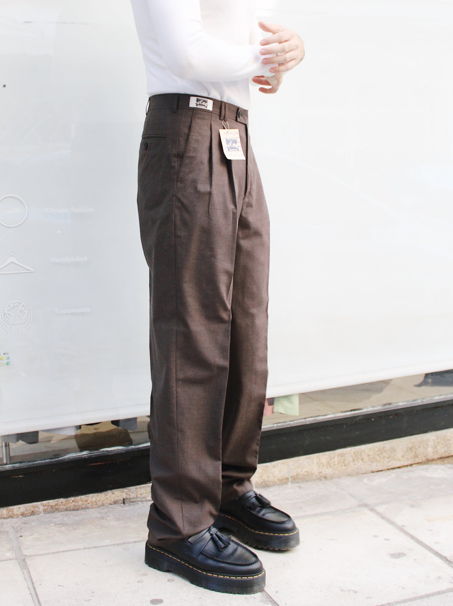 BROWN OFFICE PANTS