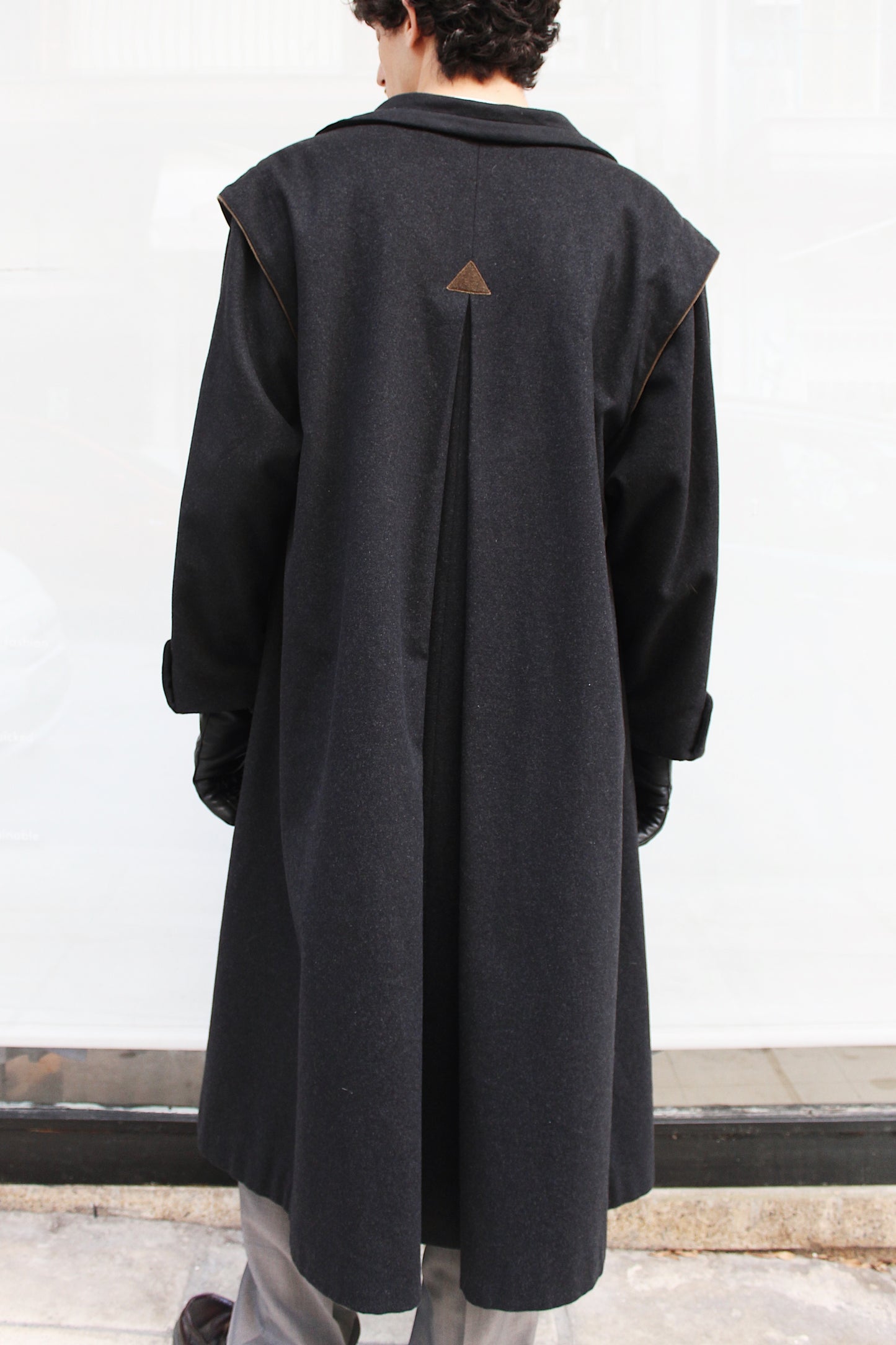 Austian Black Overcoat