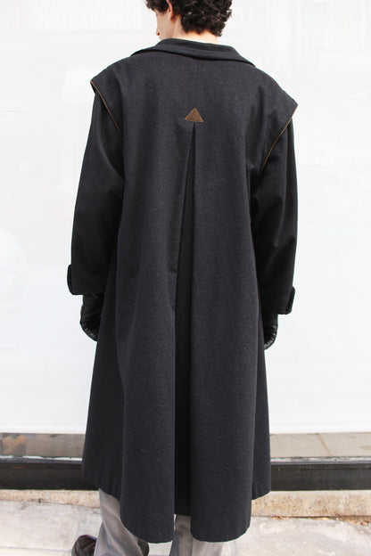 Austian Black Overcoat