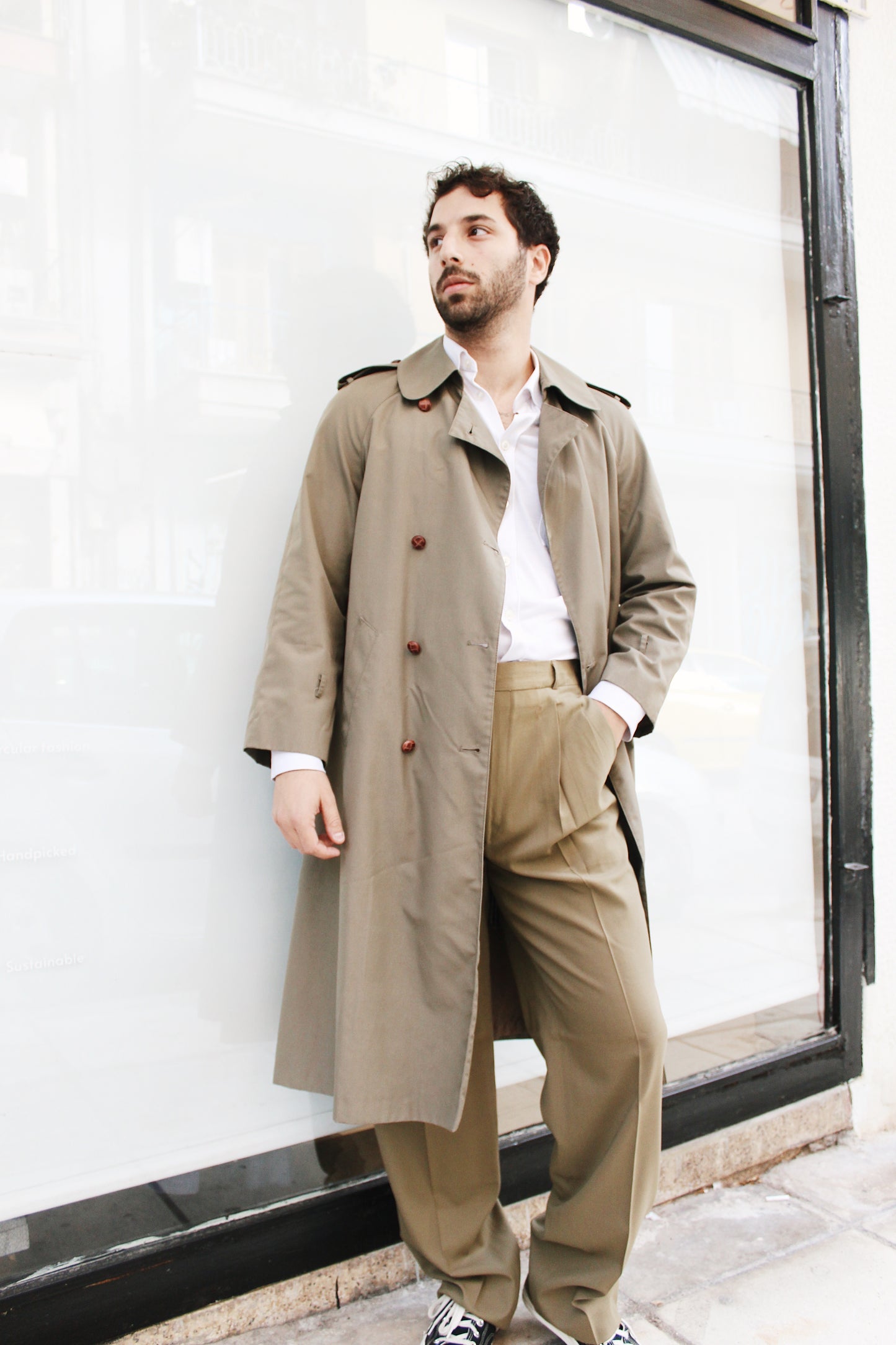 DOUBLE BREASTED TRENCH COAT