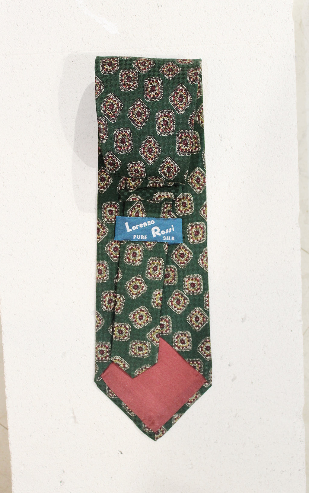 GEOMETRIC SILK TIE