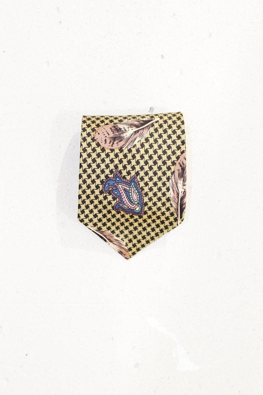 GEOMETRIC SILK TIE