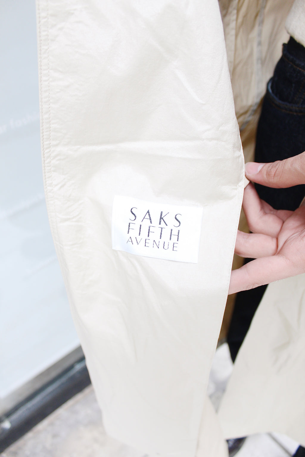Maxi Light Beige Trench Coat