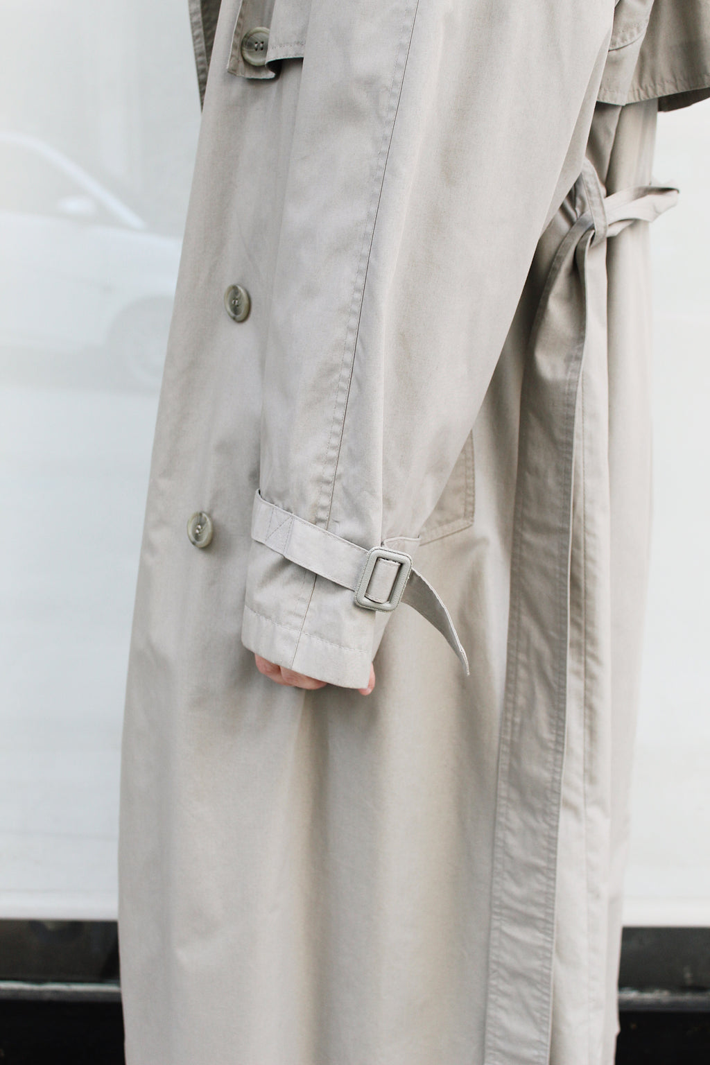 Dark Beige Trench Coat