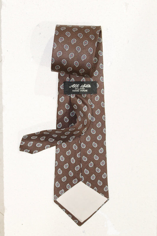 GEOMETRIC SILK TIE