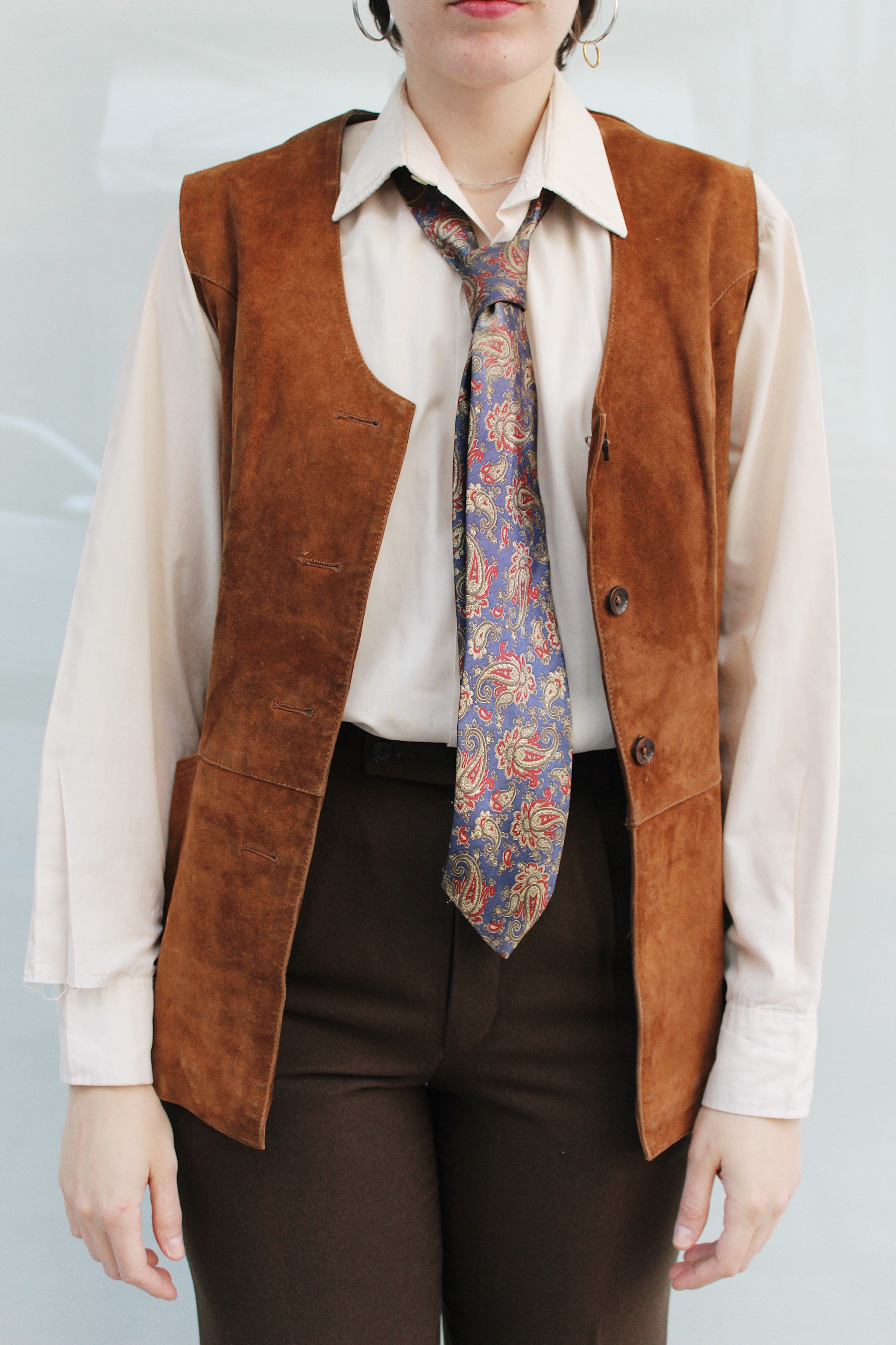 Suede Leather Vest