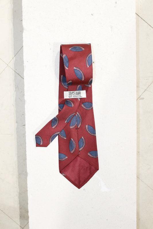 GEOMETRIC SILK TIE