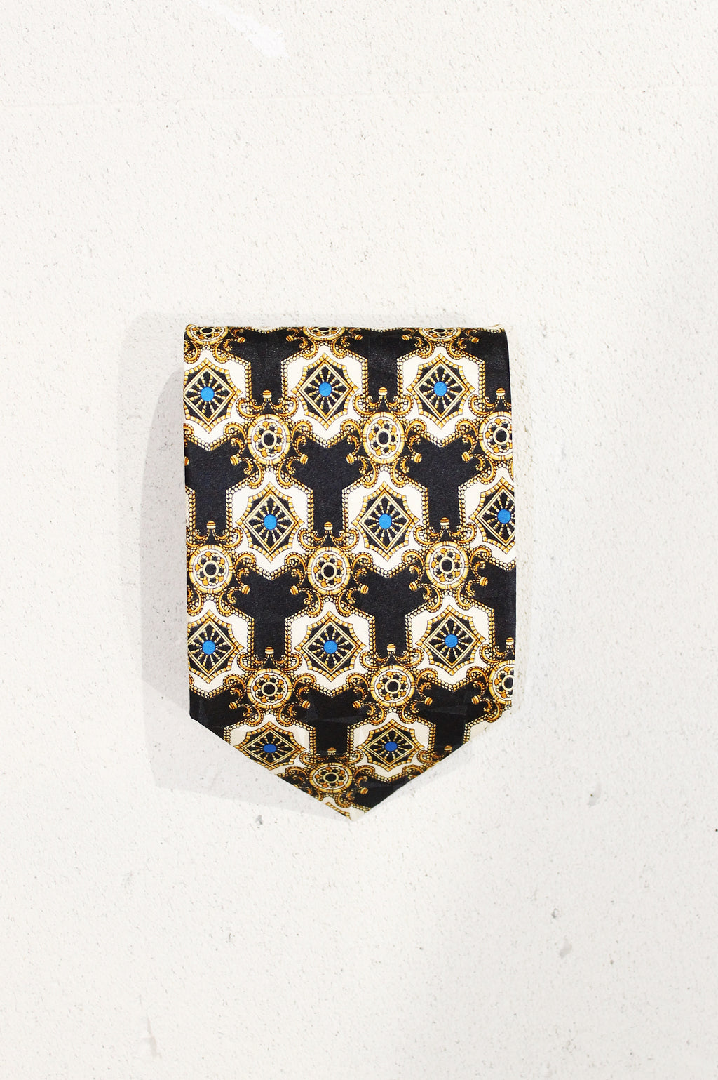 GEOMETRIC SILK TIE
