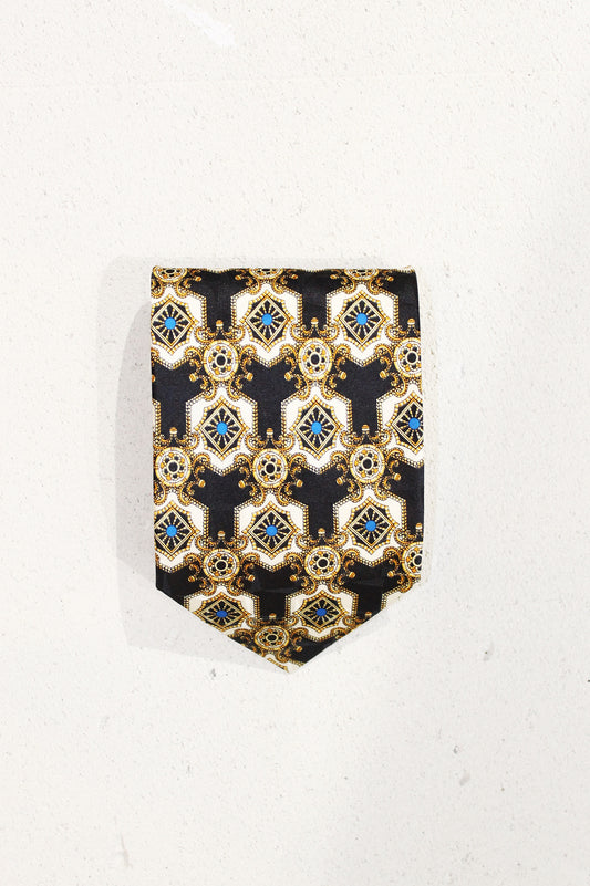 GEOMETRIC SILK TIE