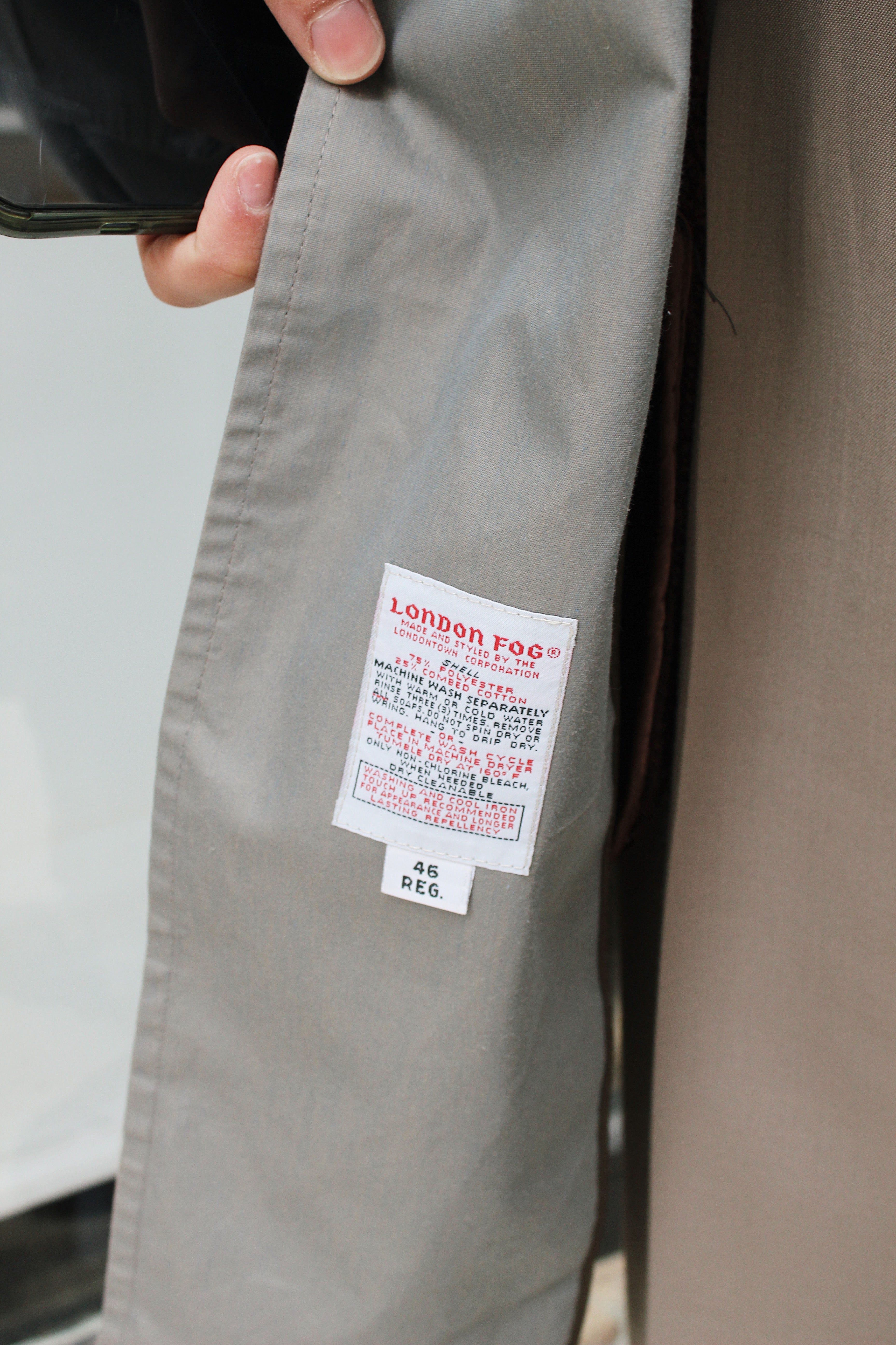 London Fog Trench Coat